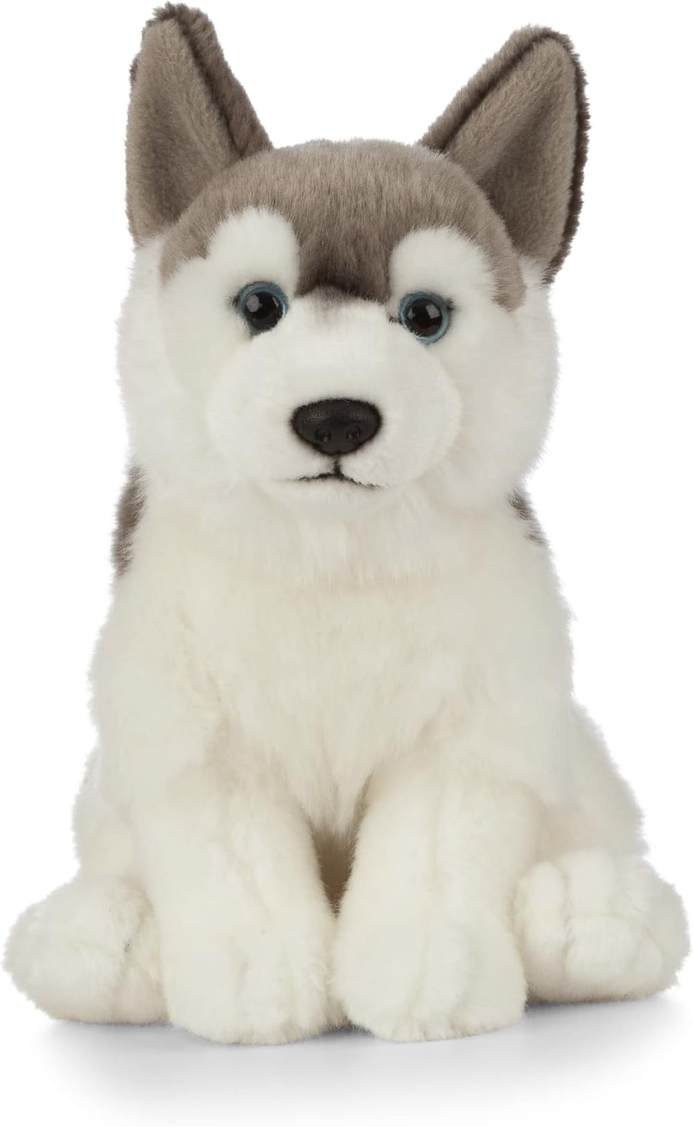 Living Nature Husky Stuffed Animal 8 Inch Soft Toy Educational Tag Eco-Friendly