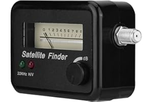 ZASCHMOY Digital Satellite Finder - Professional Meter for Accurate Satellite Dish Alignment - Lightweight & Illuminated Disp