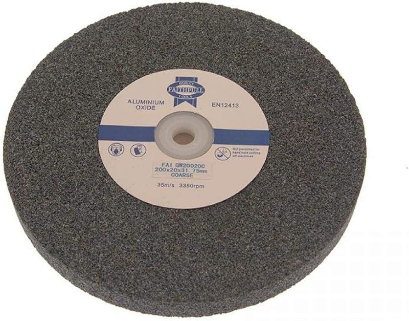 Faithfull FAIGW15020M Bench Grinding Wheel 150mm x 20mm Al Ox Medium Grit 60G