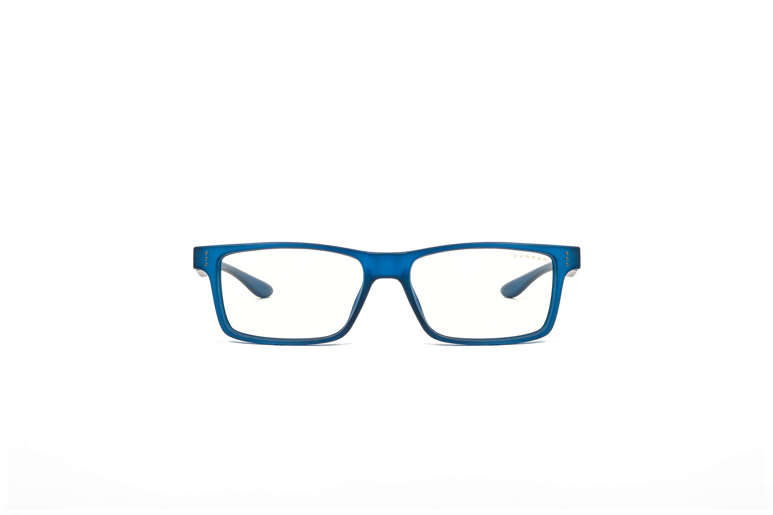 Gunnar Gaming and Computer Eyewear - Cruz (age 12+) - Frame Colour: Navy, Lens Tint: Clear (Blocks 35% Blue Light & 100% UV Light) - Patented lens - Reduce eye strain & dryness
