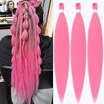 Amazon.com : HAIRCUBE Ombre Braiding Hair 24 Inch 3 Packs Pre ...