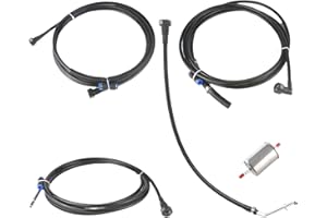 HLBTK FL-FG0053 FLFG0053 Nylon Fuel Lines Compatible with Chevy Silverado GMC Sierra 1500 2500 1999-2003