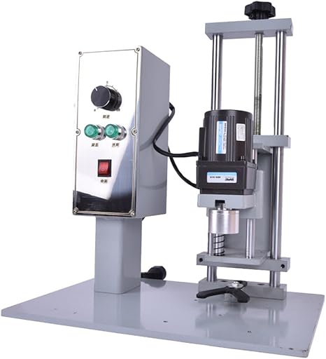 Cgoldenwall Tisch Flaschenverschluss Automatische Verschlussmaschine Runde Kappen Schraubverschluss Maschine Flaschenverschluss Deckel Elektrisches Verschliessen Werkzeug Cola Softdrink Verschluss Deckel Durchmesser 10 50 Mm 220 V Amazon De Baumarkt