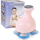 DEITY 4 Heads Handheld Massage Gun Deep Tissue, Electric Body Massager, Percussion Muscle Massager for Easing Shoulder and Back Tension, with Reverse Thrust Function, Gift for Families Friends