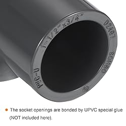 PATIKIL UPVC Reducer Pipe Fitting 1-1/2" x