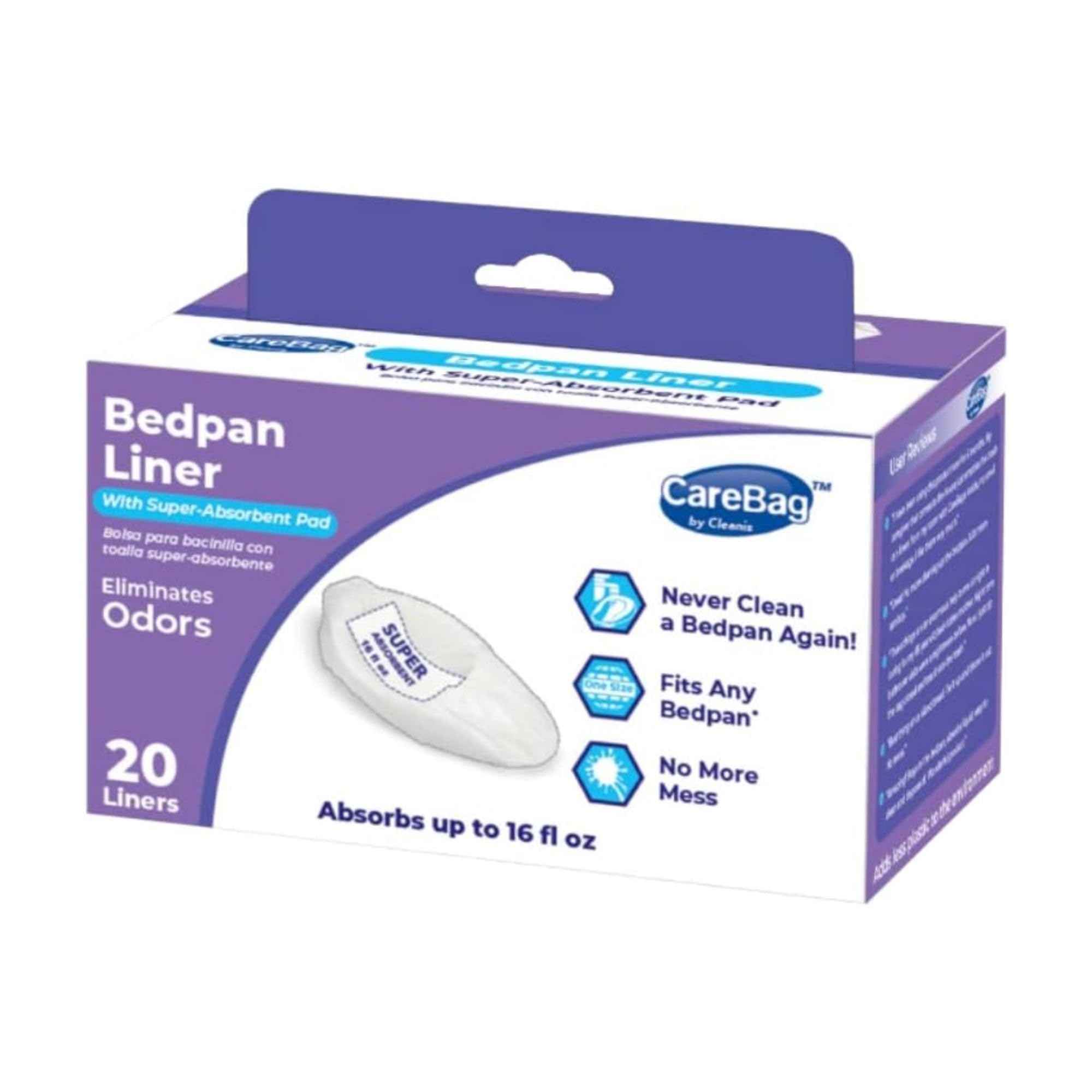 Care Bag 7711141 Bedpan Liner (20 liners)