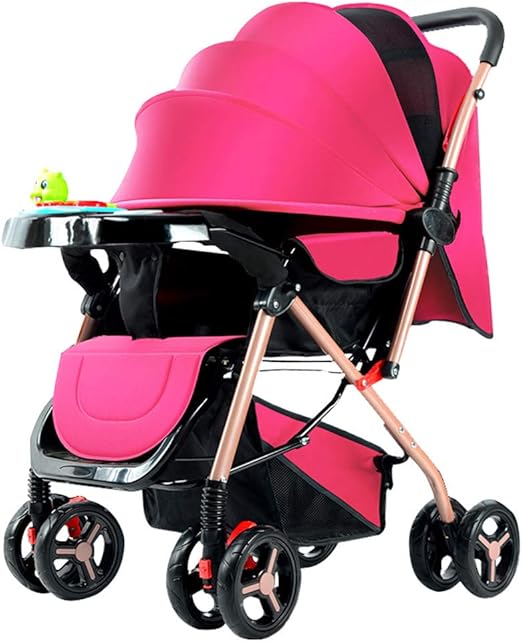 pink toddler stroller
