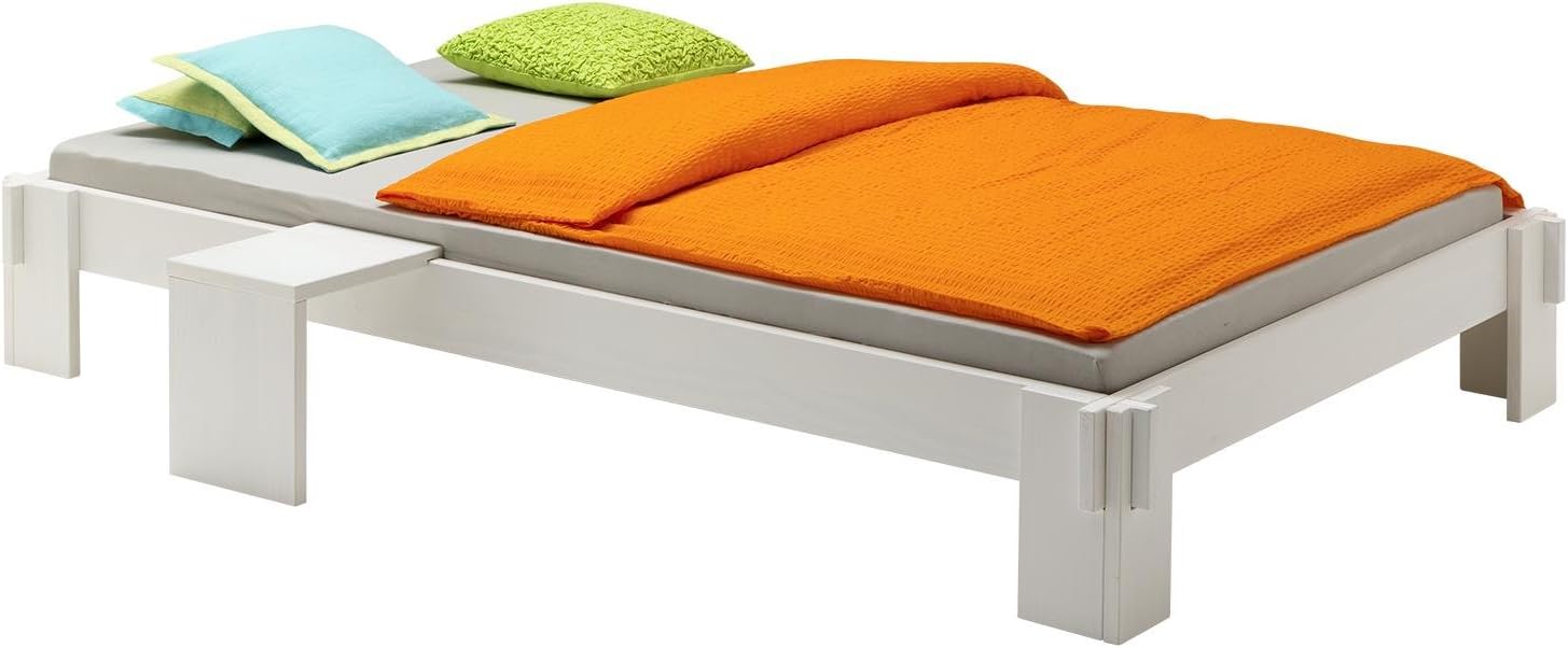 IDIMEX Futonbett Bett Kieferbett Jugendbett Bettgestell LUIS 100 x 200