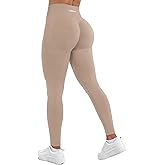 AUROLA Influence Workout Leggings for Women, Seamless Compression Tummy Control Leggings Mid Rise Yoga Pants