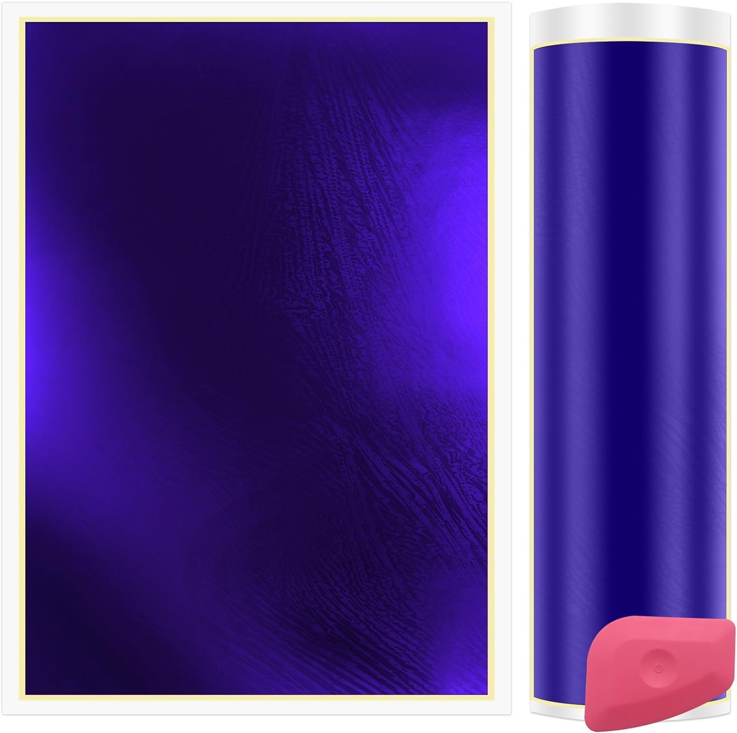 Laser Engraving Paper - 10Pcs Colorful Ceramic Stone Material Color for Lasers Engraving（Purple）