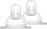 MAM Set of 2 Size 1 Anti Colic Baby Bottle Teats from birth view 2