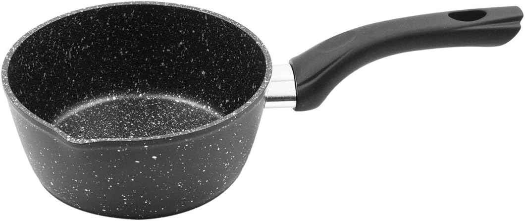 Blackmoor 66120 Classic 16cm Milk Pan/Non-Stick Coating/Cool Touch Handle/Features Unique Pouring Lip/Suitable for Induction Gas & Electric Hobs/Black Colour - Image 4