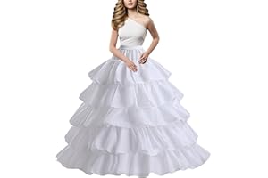 dgdgbaby Hoop Skirt Crinoline Underskirt Petticoat for Women Ball Gown Bridal Tulle Underskirt for Wedding Dress