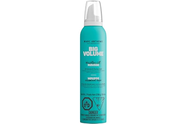 Marc Anthony Big Volume Mousse, for Full Body and Touchable Hair