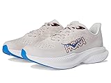 Hoka Women's Mach 6 Sneaker, Stucco/Grout, 9