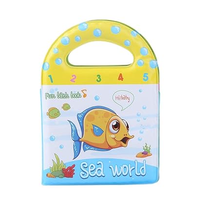 VIPECO Bath Books Baby Educational Toy EVA Tearing Resistance Books (Sea World) Reliable Quality and Durable