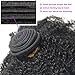 Luwigs Afro Kinky Curly 4B 4C Hair Extensions One Bundle Hair Weave Human Hair Bundles Afro Kinkys Curly Hair Bundles Natural Color (14 inches, Afro Kinky Curly 4B 4C)