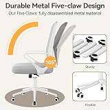 nasPaluro Ergonomic Computer Desk Chair with 3D Lumbar Support Gray view 6