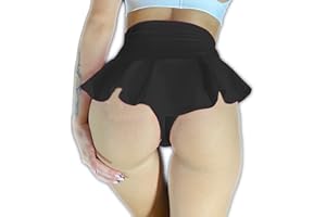 JOINFUN Women's High Waist Workout Gym Shorts Sexy Club Hot Pants Yoga Booty Shorts Dance Skirts