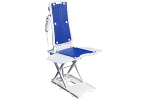 PTERYING Electric Chair Lift - Floor Lift for Elderly Falls, IPX8 Waterproof Bath Lift, Support Up to 300 LBS, Chair Lift Assist Devices for Seniors, Suitable for Bathtub, Bathroom, Bedroom, Living Room