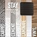 Stay! Anti Slip Furniture Pads (Set of 4) - Square Furniture Stoppers to Prevent Sliding for Hardwood Floors and Carpets - Non Skid Furniture Grippers - Table & Couch Leg Floor Protectors, 2 Inch