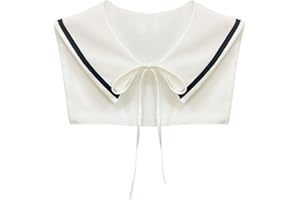 Sailor Collars Scarf for Women Top Fake Collar Necklaces Costume Shawl wraps Match Sweater Shirt Dress and T-shirt