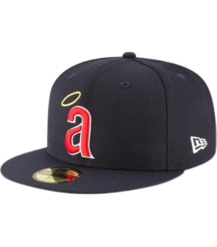 New Era MLB Anaheim Angels 59FIFTY Fitted Cap, 7 3/8, Baseball