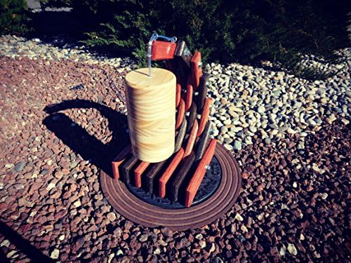 Scorpion Wave Table Lamp - Wooden Light - Handmade Lamp - Industrial Light - Home Decor - Pendant Lamp - Red Oak Lamp - Man Cave Lamp