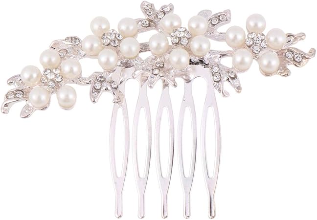 Amazon Frcolor ヘアコーム パールコーム ラインストーン 髪飾り ヘアピン 髪留め ヘアアレンジ 結婚式 卒業式 パーティー 和装 ヘッドドレス 夜会巻き Frcolor ヘアピン 通販