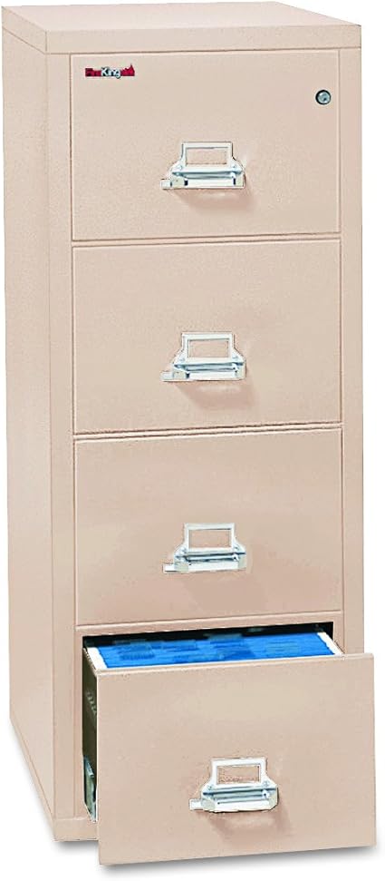 Amazon Com Fireproof Vertical File Cabinet 4 Legal Sized Drawers 52 25in H X 20 81in W X 25 06in D Made In The Usa Furniture Decor