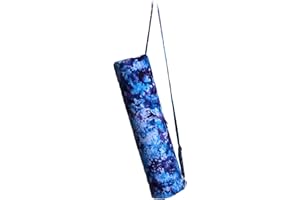 INDIAN CRAFT CASTLE ICC Yoga Mat Bag Carrier Full-Zip Exercise Yoga Mat Carry Bag for Women Men with Multi-Functional Storage Pockets and Adjustable Shoulder Strap 26X6 Inches