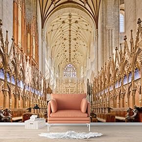 Wall Murals for Bedroom Beautiful Great Church Removable Wallpaper Peel and Stick Wall Stickers - 66x96 inches