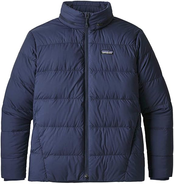 patagonia navy down jacket