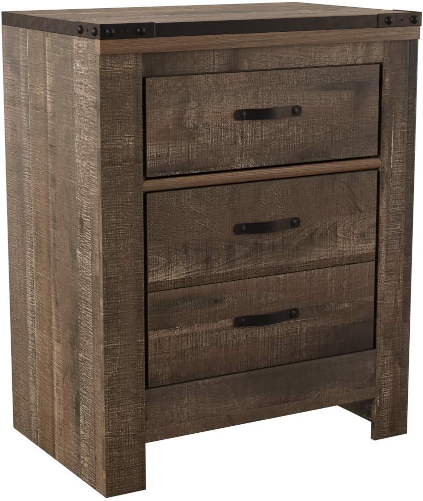Ashley Furniture Signature Design - Trinell Nightstand - Brown: Furniture & Decor