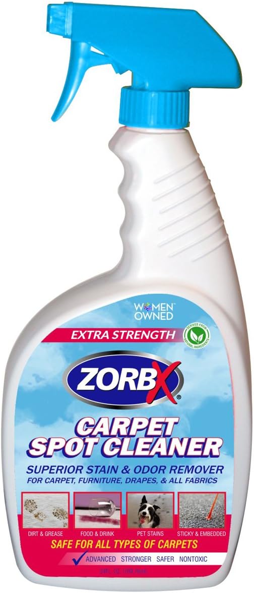 Amazon.com: ZORBX Extra Strength Carpet Spot Cleaner and Odor Remover a ...