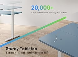 FEZIBO Electric Standing Desk, 55 x 24 Inches