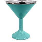 ORCA Tini 13oz Stainless Steel Martini Glass | Temperature Insulated Tumbler for Every Outdoor, Picnic, Poolside, Beach & Patio Party — Seafoam