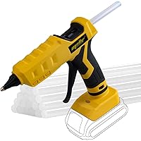100W Cordless Hot Glue Gun for DeWalt 20V Max Battery (Battery NOT Included) High Temp Electric Power Glue Gun with 20PCS Ful