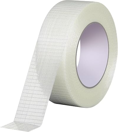 Fantasyon 1 Inch Wide Cross Weave Reinforced Tape 20M Heavy Duty