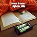 YONTEX [2 Pack] 3.7V 3600mAh 18650 Lithium Rechargeable Batteries with 1 USB 2-Bay Battery Charger and 1 Battery Storage Case [ More Power, Lighter Life ]
