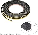 Sourcing Map Sealing Foam Tape 5mm x 3mm 4m Weather Stripping view 2