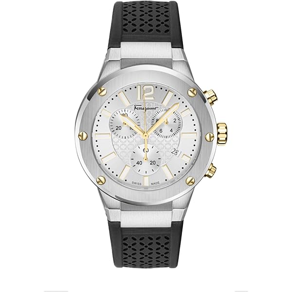 Amazon.com: Ferragamo F-80 Chrono Collection Luxury Mens Watch
