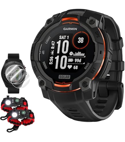 Amazon.com: Garmin Instinct 3-45 mm Outdoor GPS Smartwatch, Solar