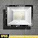 SOLLA 100W LED Flood Light Outdoor, 550W Equivalent, 8000LM Super Bright Outdoor Security Lights, 3000K Warm White, IP66 Waterproof, Exterior Floodlight for Garage, Garden, Stadium, Arena and Yard