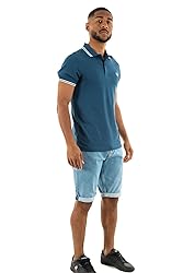 Fred Perry Men's Twin Tipped Shirt, Midnight