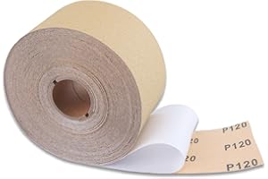 LEONTOOL 120 Grit Sandpaper Roll, 20 Yard Long Continuous Roll 2-3/4" Wide PSA Longboard Sandpaper, Self Adhesive PSA Stickyb