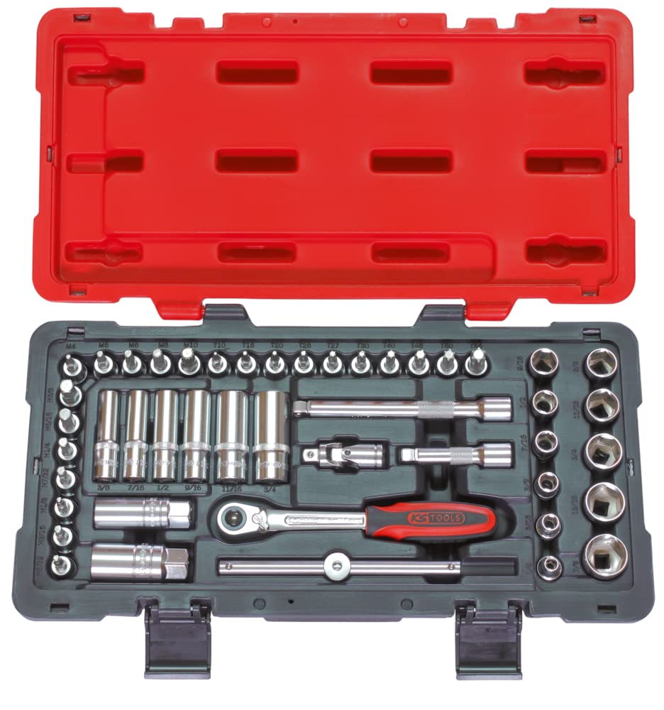 KS Tools Ultimate 922.0646 46 Pieces Box of Sockets/Accessories 3/8 "