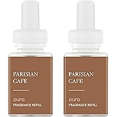 PuraHome Scent Refill - Smart Home Air Diffuser - Up to 120-Hours of Luxury Fragrance per Refill - Home Essential - Clean & Safe Diffuser Fragrance - 2 Pack, Parisian Café