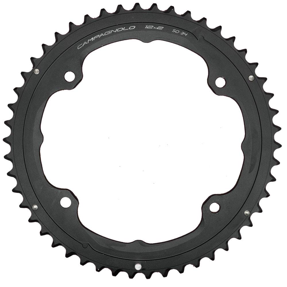 Campagnolo Super Record x12 Chainring, Black, 50T Outer