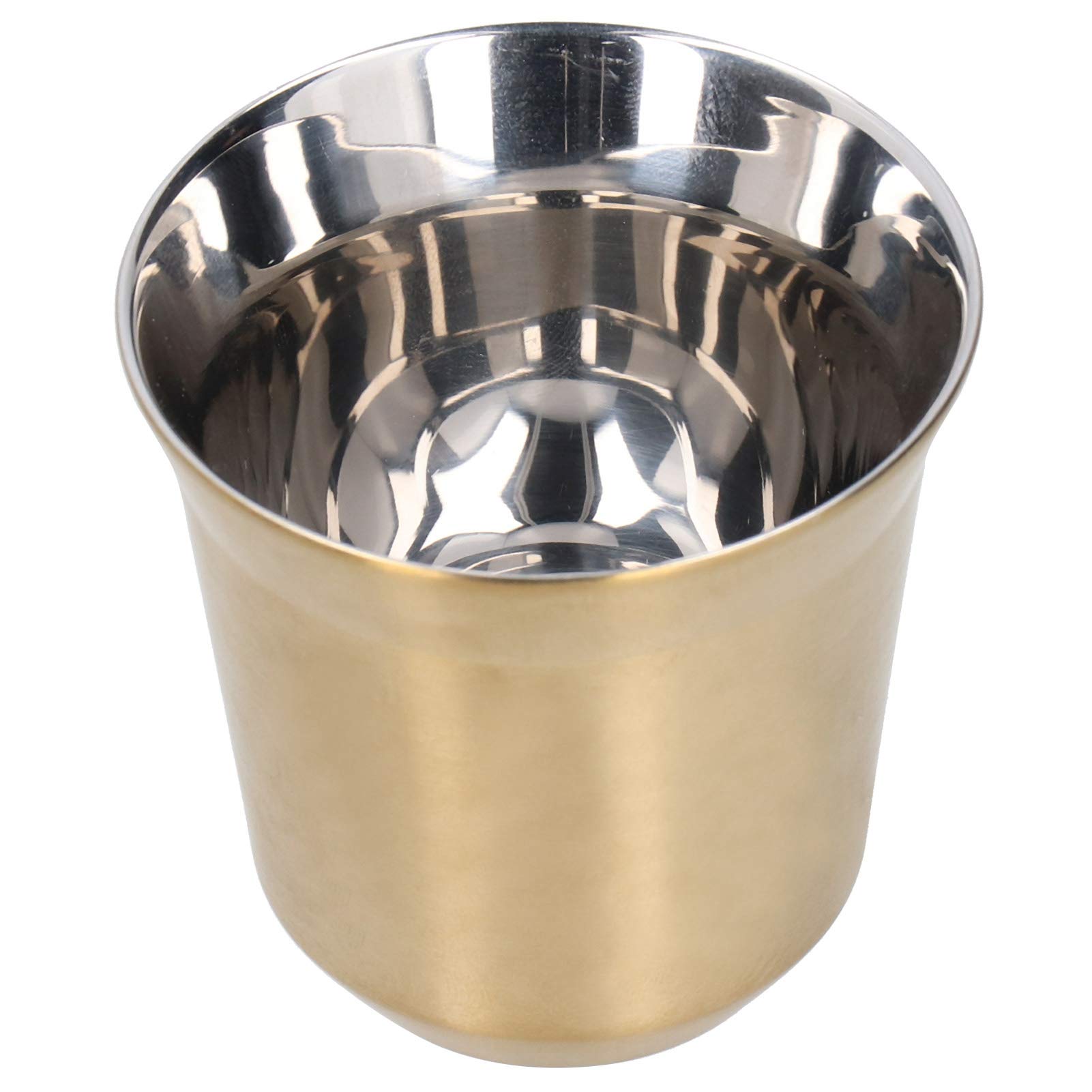 Cosiki Coffee Cup Travel Mug, Tea Mug, Handleless 304 Stainless Steel Drinkware DoubleWalled for Office Kitchen Accessory Camping Traveling Home(Rose Gold)